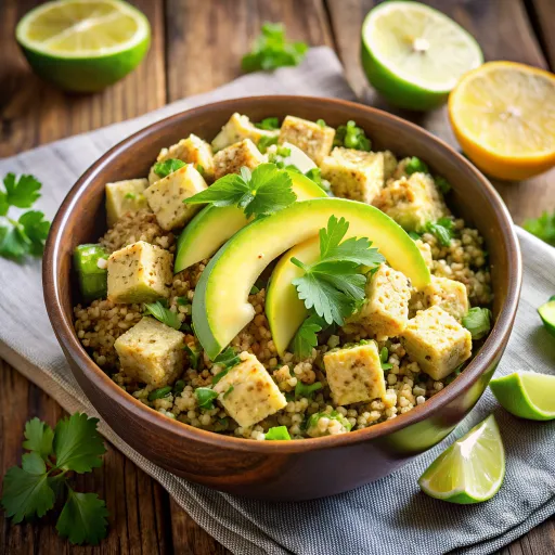 Ensalada de Quinoa con Aguacate y Granos Ancestrales
